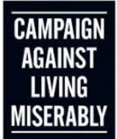 Logo for CALM - The Campaign Against Living Miserably