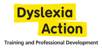 Logo for Dyslexia Action