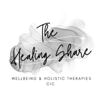 Logo for The Healing Share - Wellbeing and Therapies CIC