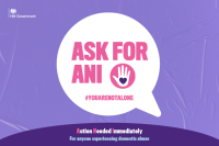 Logo for Ask for ANI and Safe Spaces