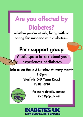 Diabetes UK Support Group in Stockton